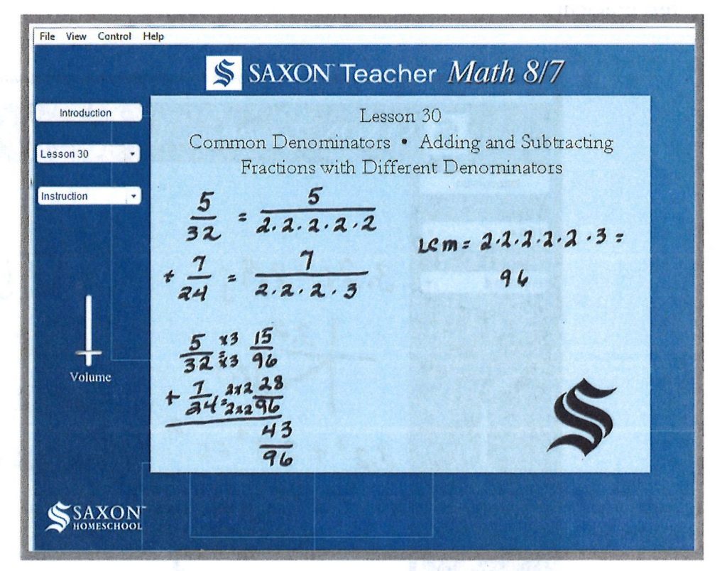 Saxon Teacher Video 4 | Homeschool SuperCenter